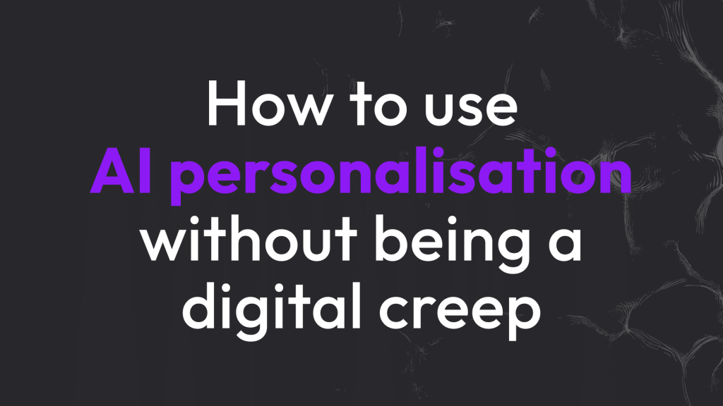 How to use Ai personalisation